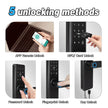 NNEOBA Smart Fingerprint Door Lock with Bluetooth App Control