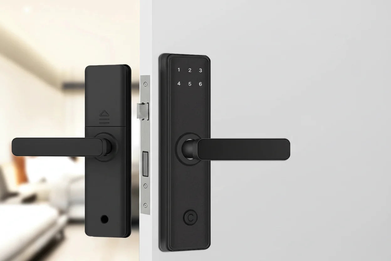 NNEOBA Smart Fingerprint Door Lock with Bluetooth App Control