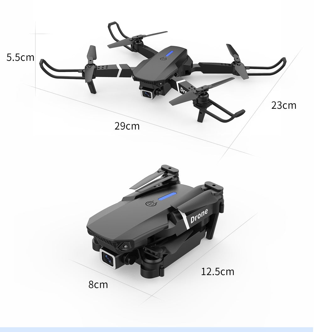 NNEOBA 2021 NEW Drone 4k profession HD Wide Angle Camera 1080P WiFi fpv Drone Dual Camera Height Keep Drones Camera Helicopter Toys-3