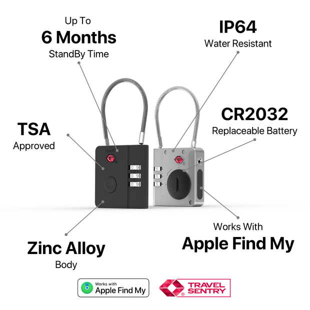 AirLock - Smart Anti-Loss TSA Travel Lock-1